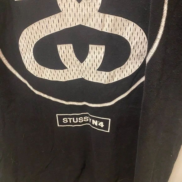 Vintage Stussy 1990 Black Graphic T-Shirt - Picture 3 of 6